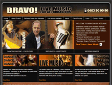 Tablet Screenshot of bravomusic.com.au